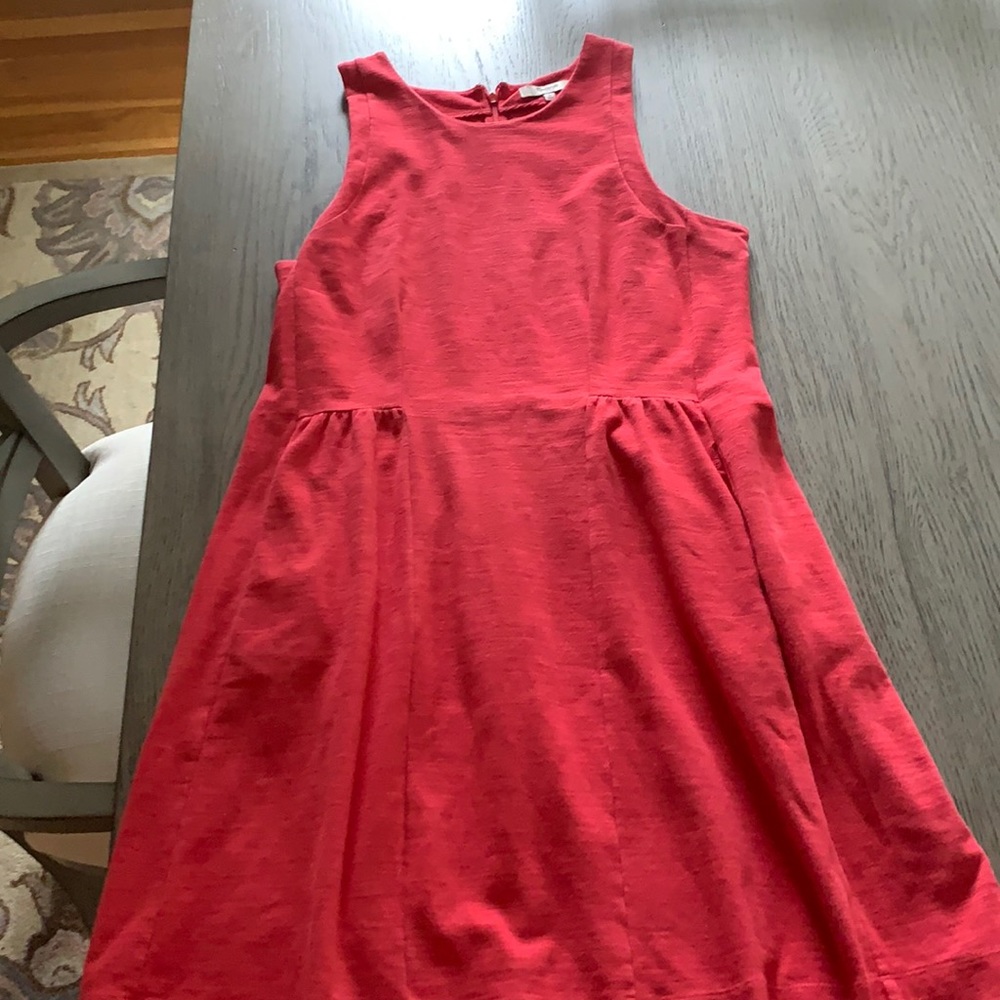 Madewell stretch coral dress